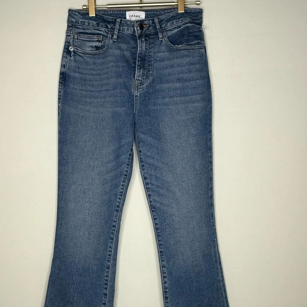 FRAME Le Crop Mini Boot Jeans – Bixby Wash – Size 27 – NWOT